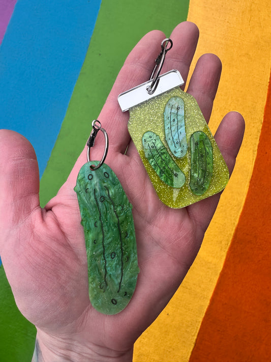 Pickle Earrings