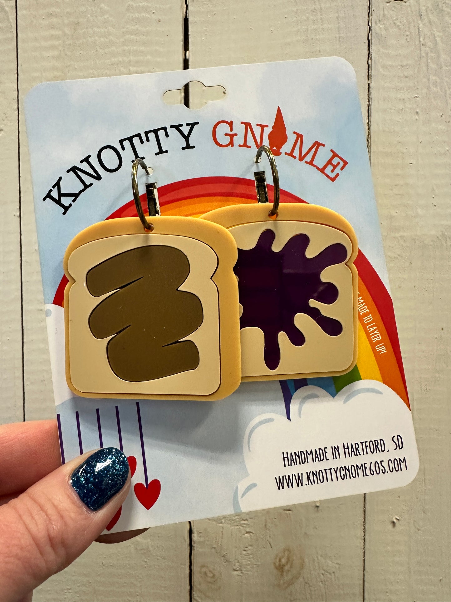 PB & J Earrings