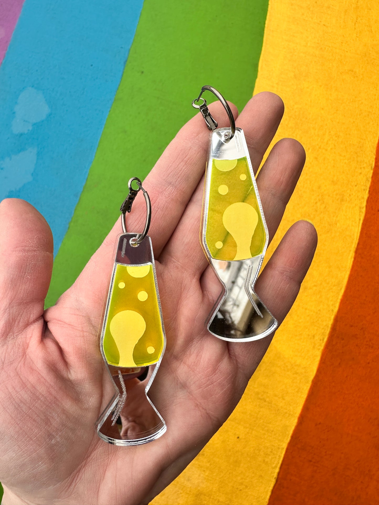 Lava Lamp Earrings