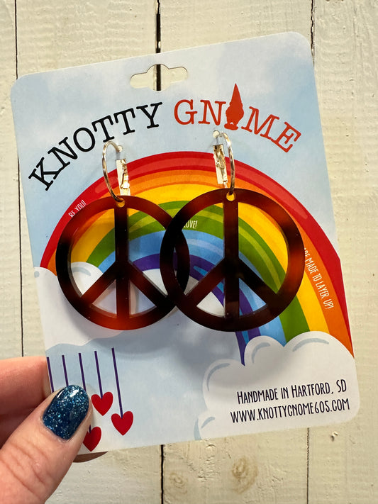 Peace Sign Earrings