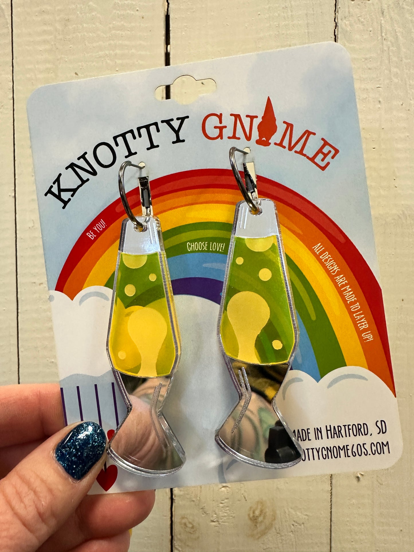 Lava Lamp Earrings