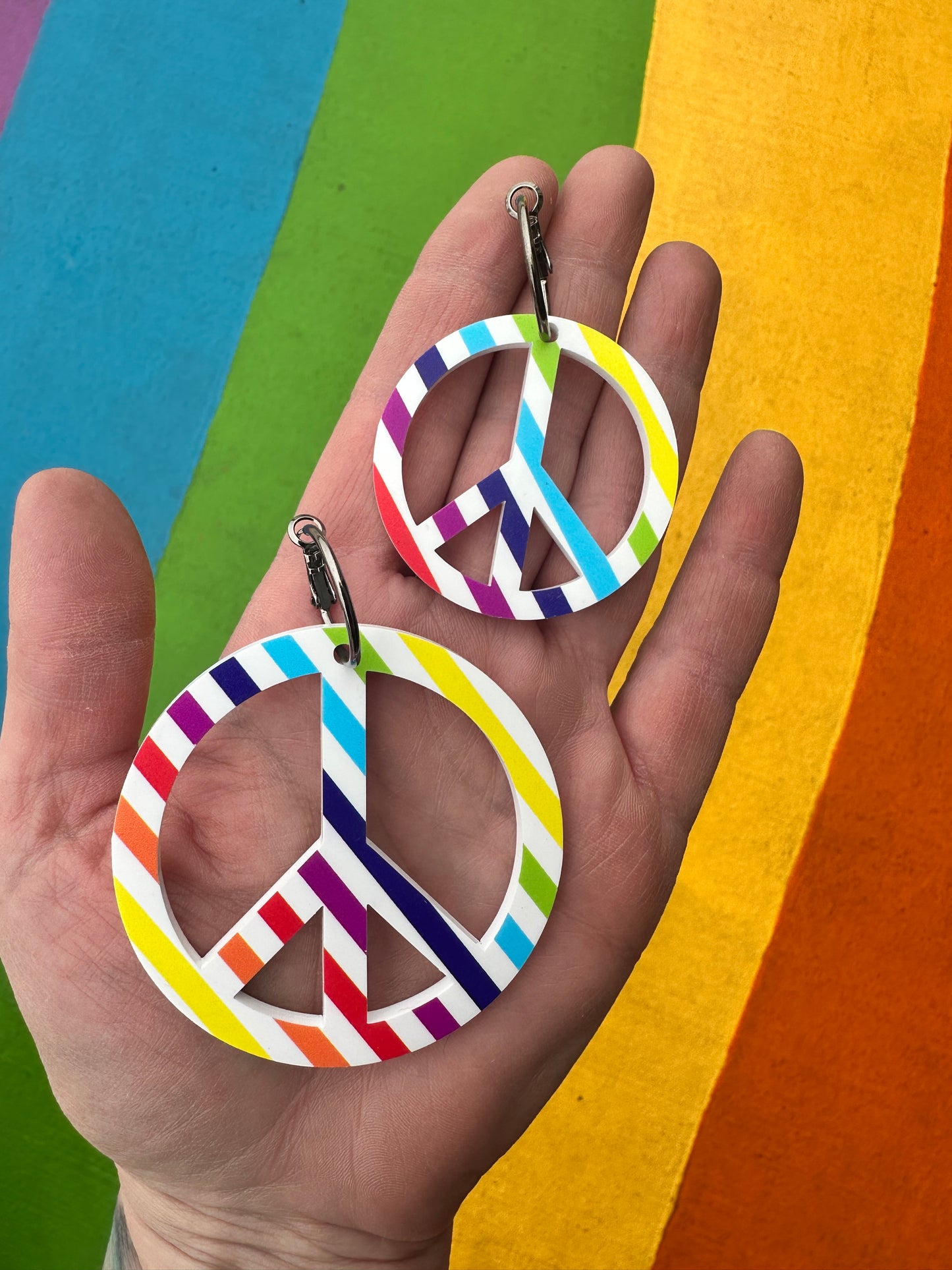 Peace Sign Earrings