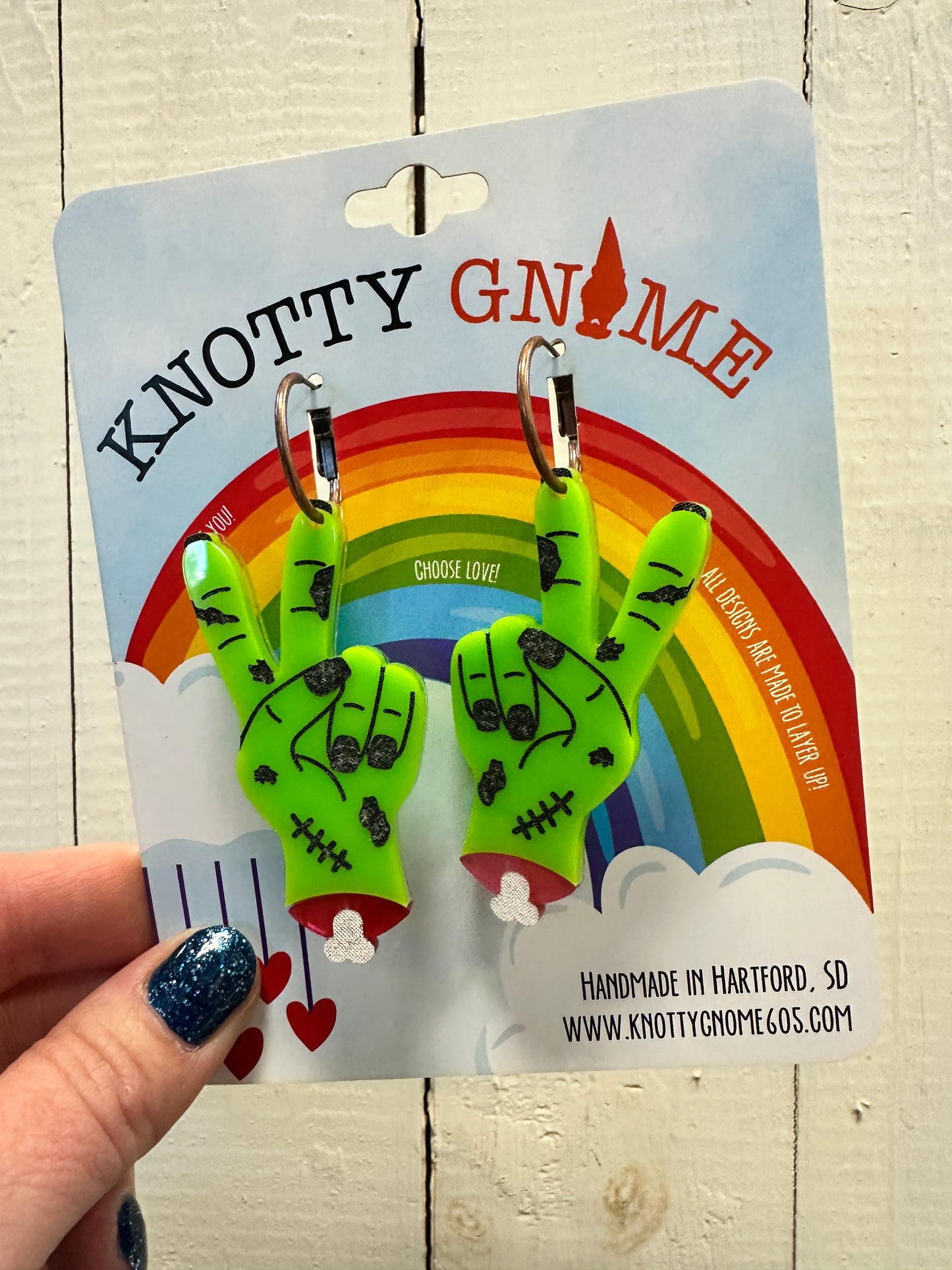 Monster Hands Earrings