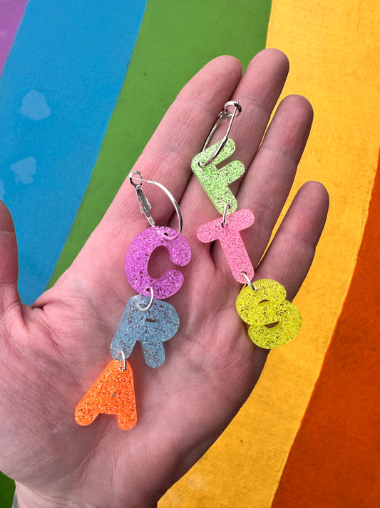 “CRA” “FTS” Earrings