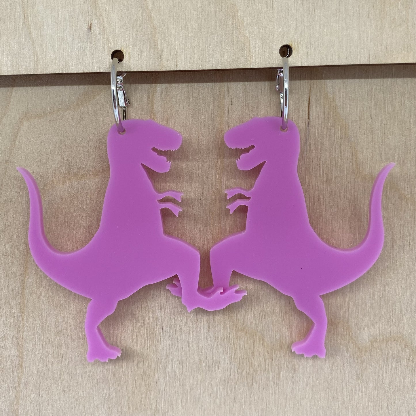 T-Rex Dinosaur Earrings