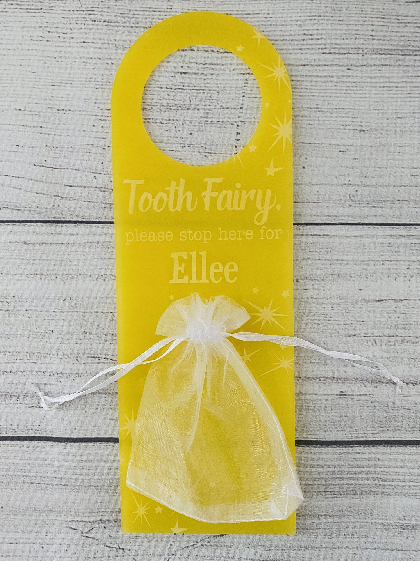 Personalized Tooth Fairy Door Hanger