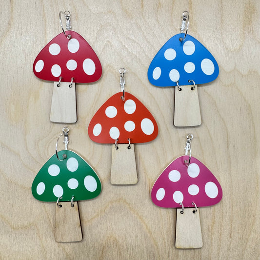 Mushroom Earrings
