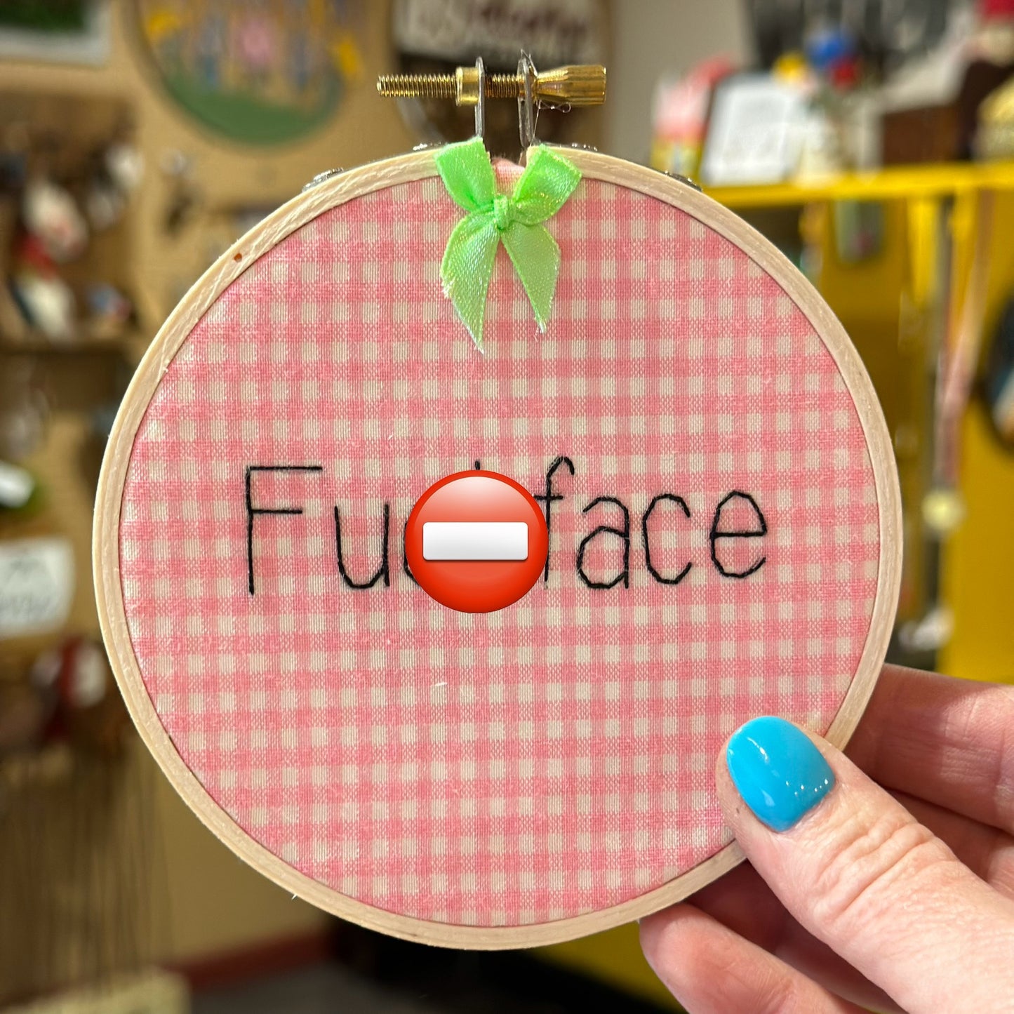 F*ckface Embroidery