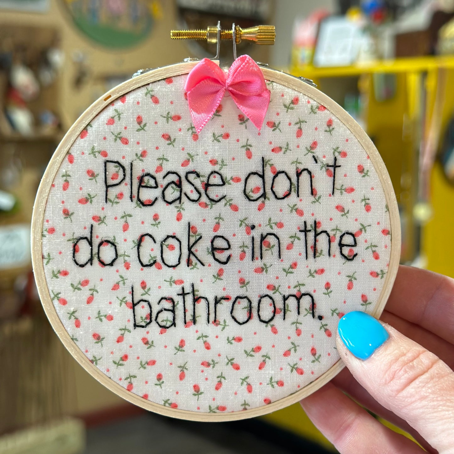 Coke Embroidery