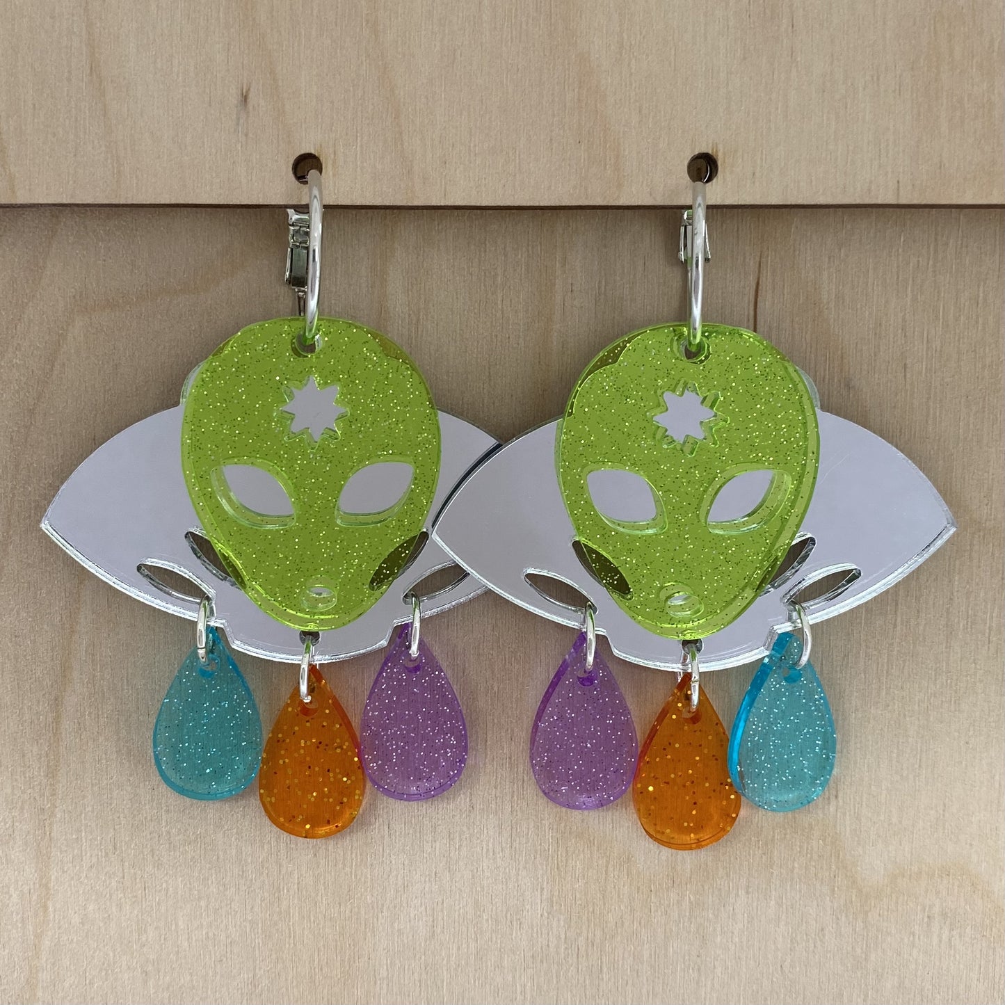 Alien Earrings