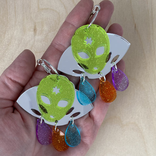 Alien Earrings