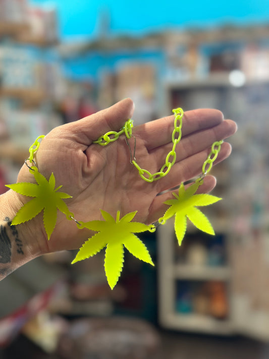 Weed Leaf Necklace