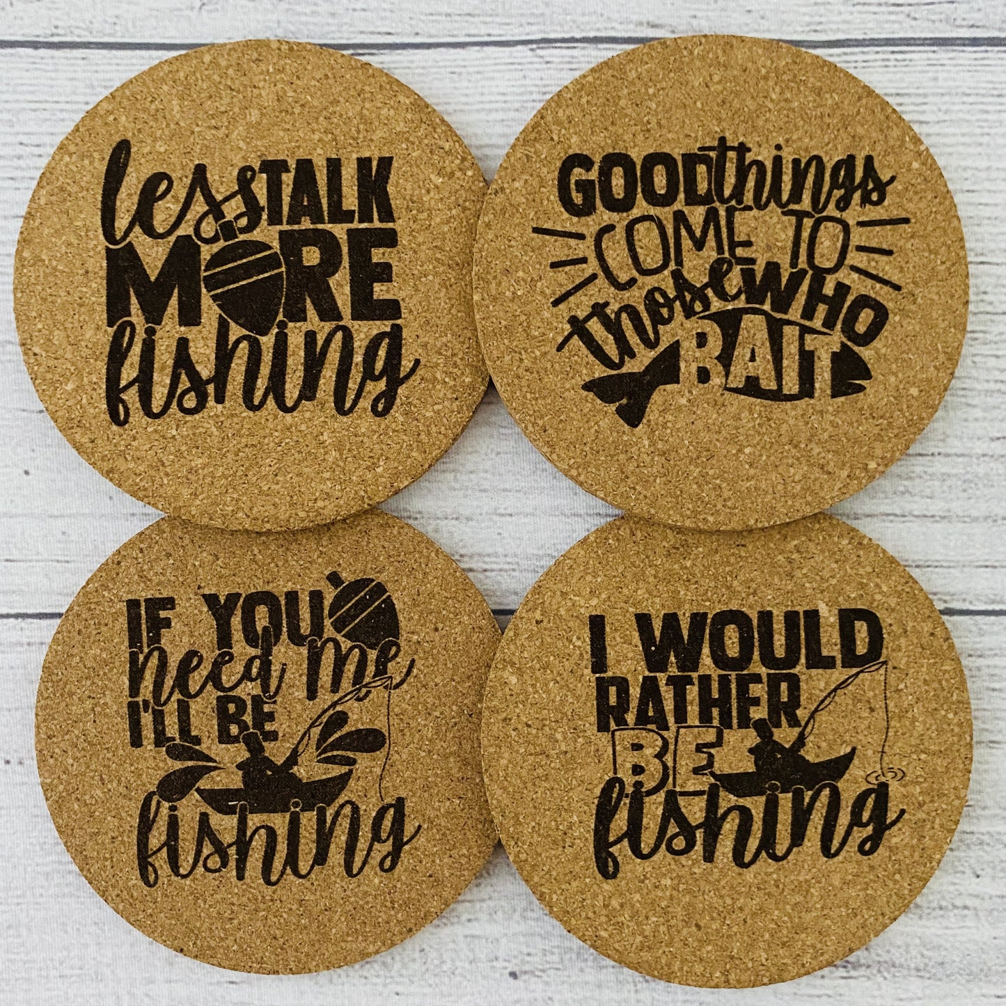 Fishing Cork Coasters