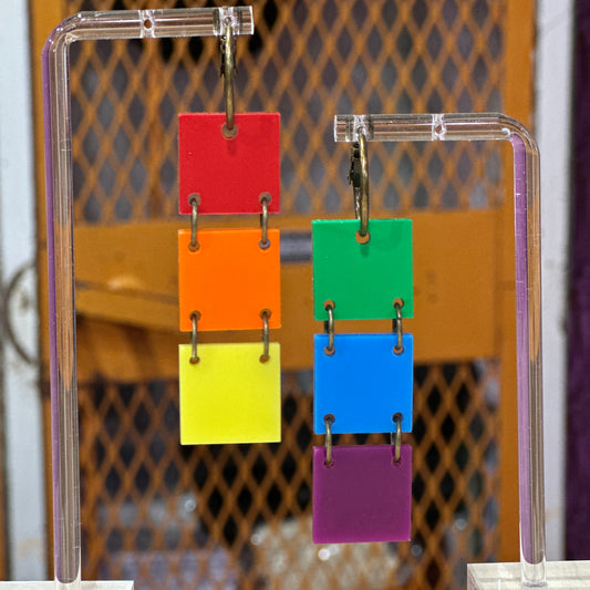 Pride Squares Earrings