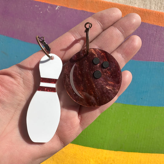 Bowling Earrings