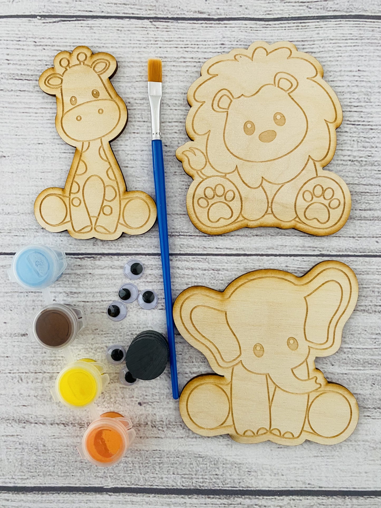 Zoo Animal Magnet Paint Kit