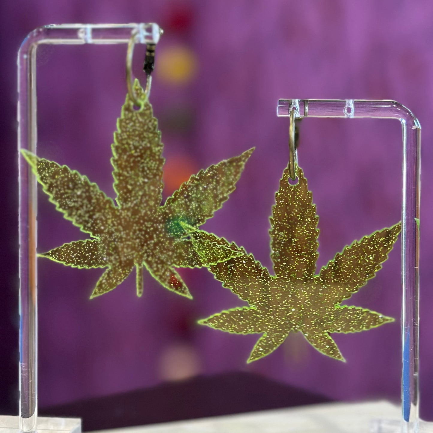 Weed Earrings