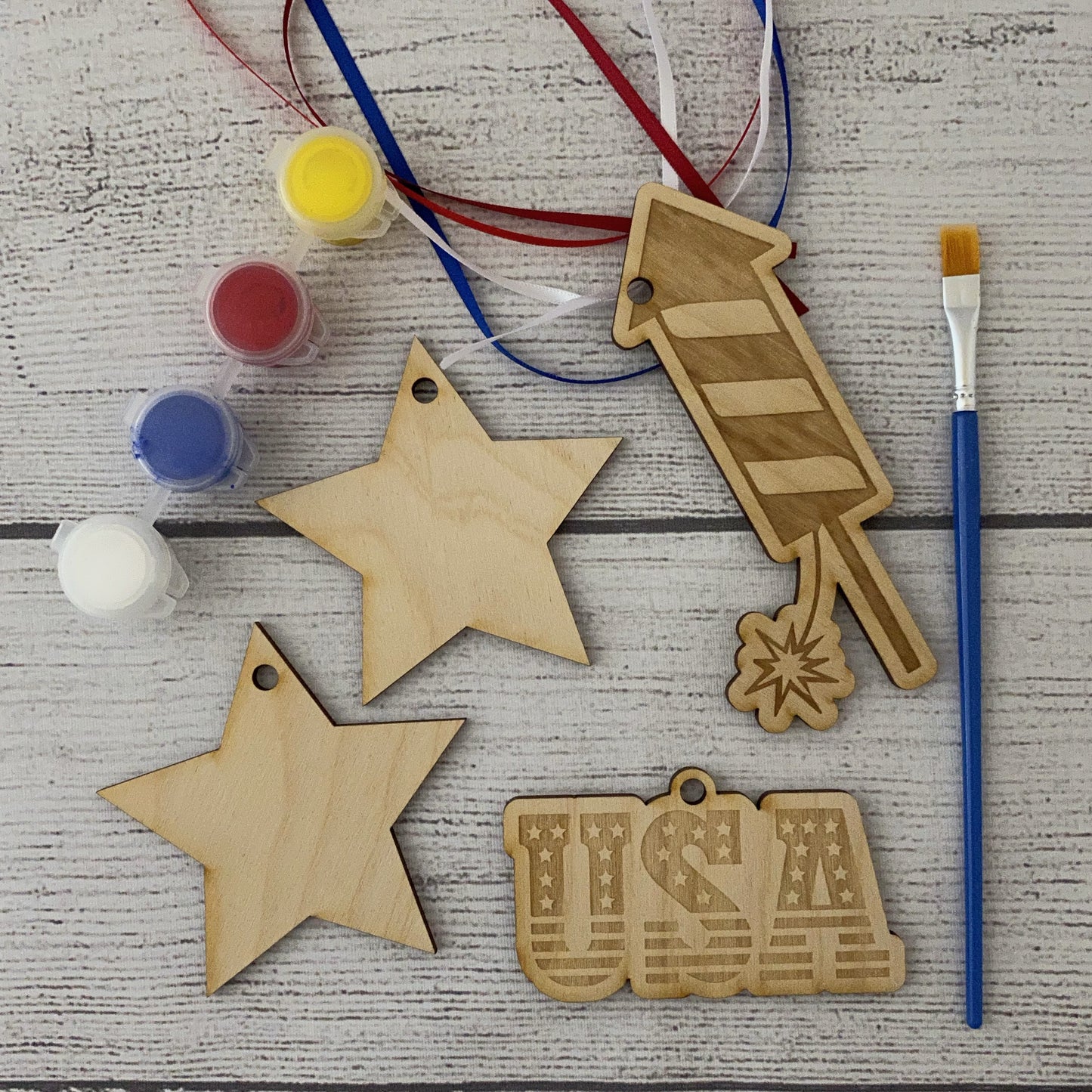 4th of July Ornament Paint Kit
