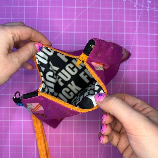 Pink Rollerskate F*Bag