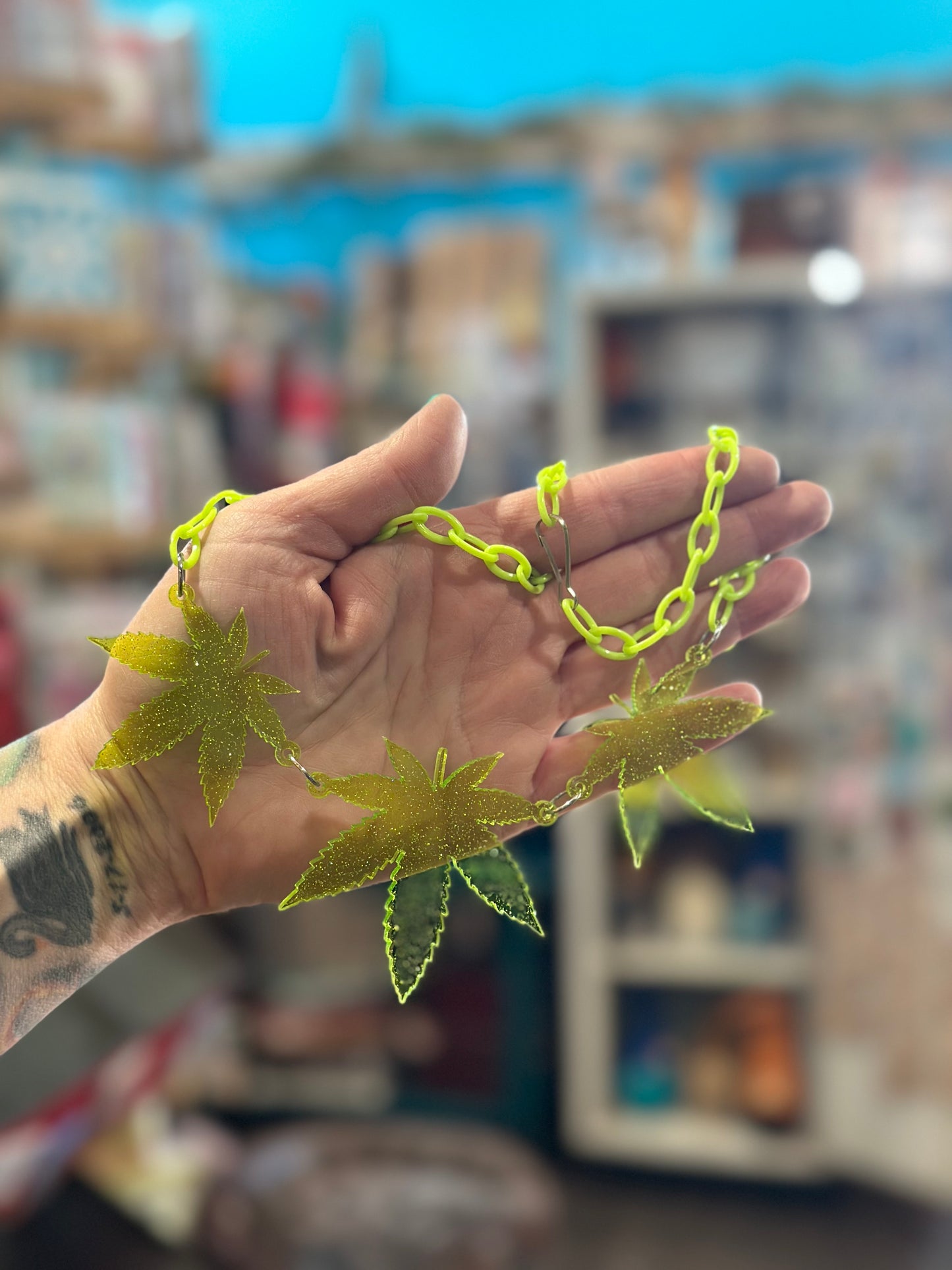 Weed Leaf Necklace