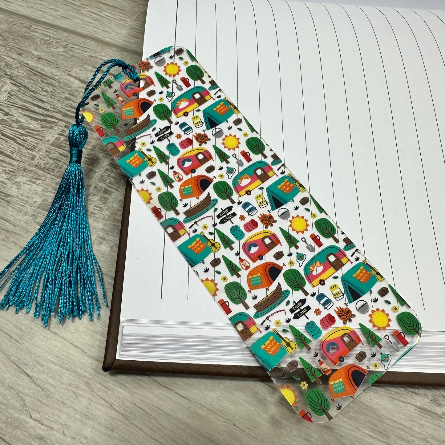 Camping Bookmark