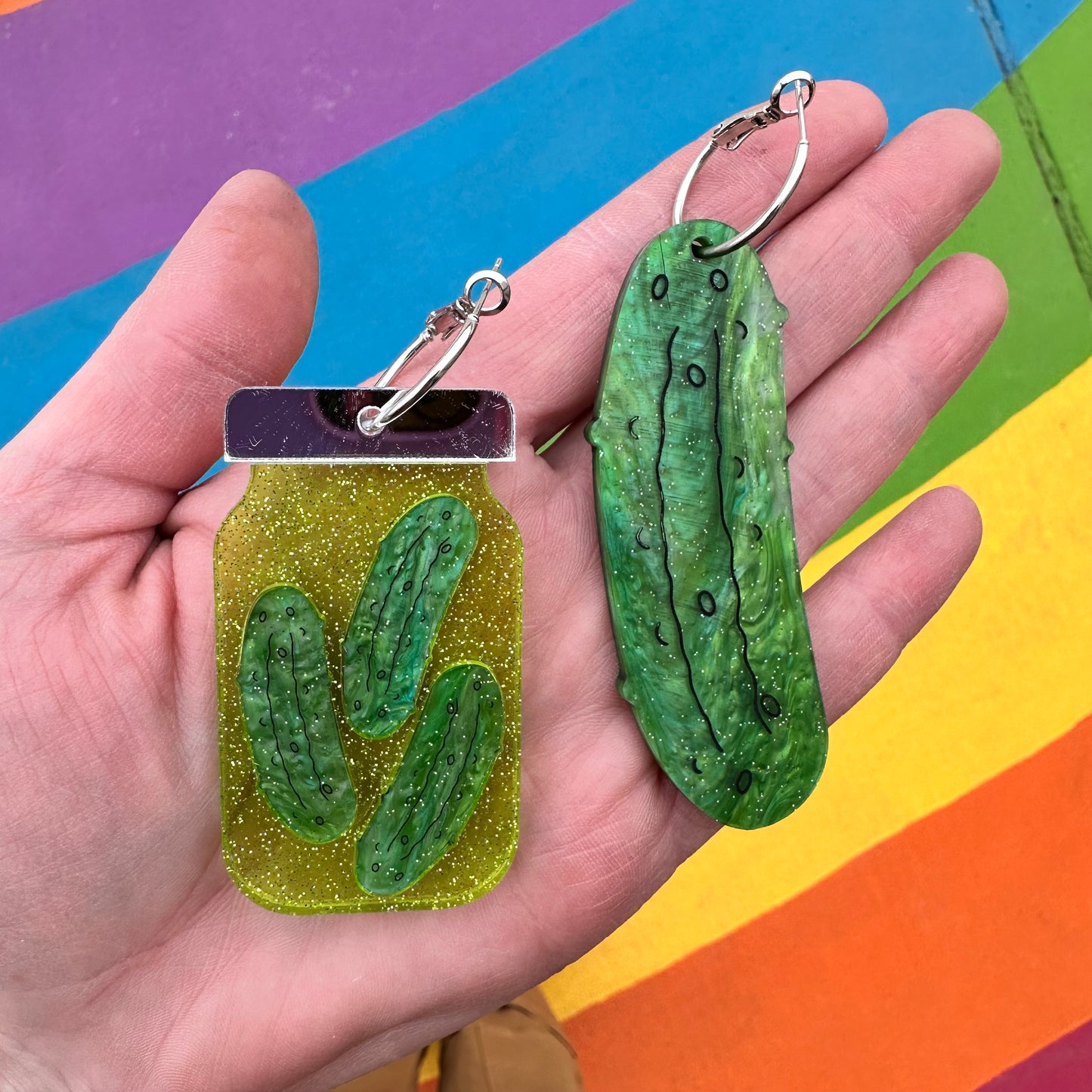 Pickle Earrings