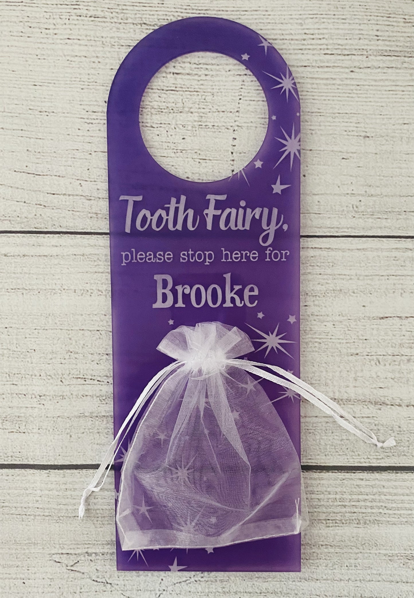 Personalized Tooth Fairy Door Hanger