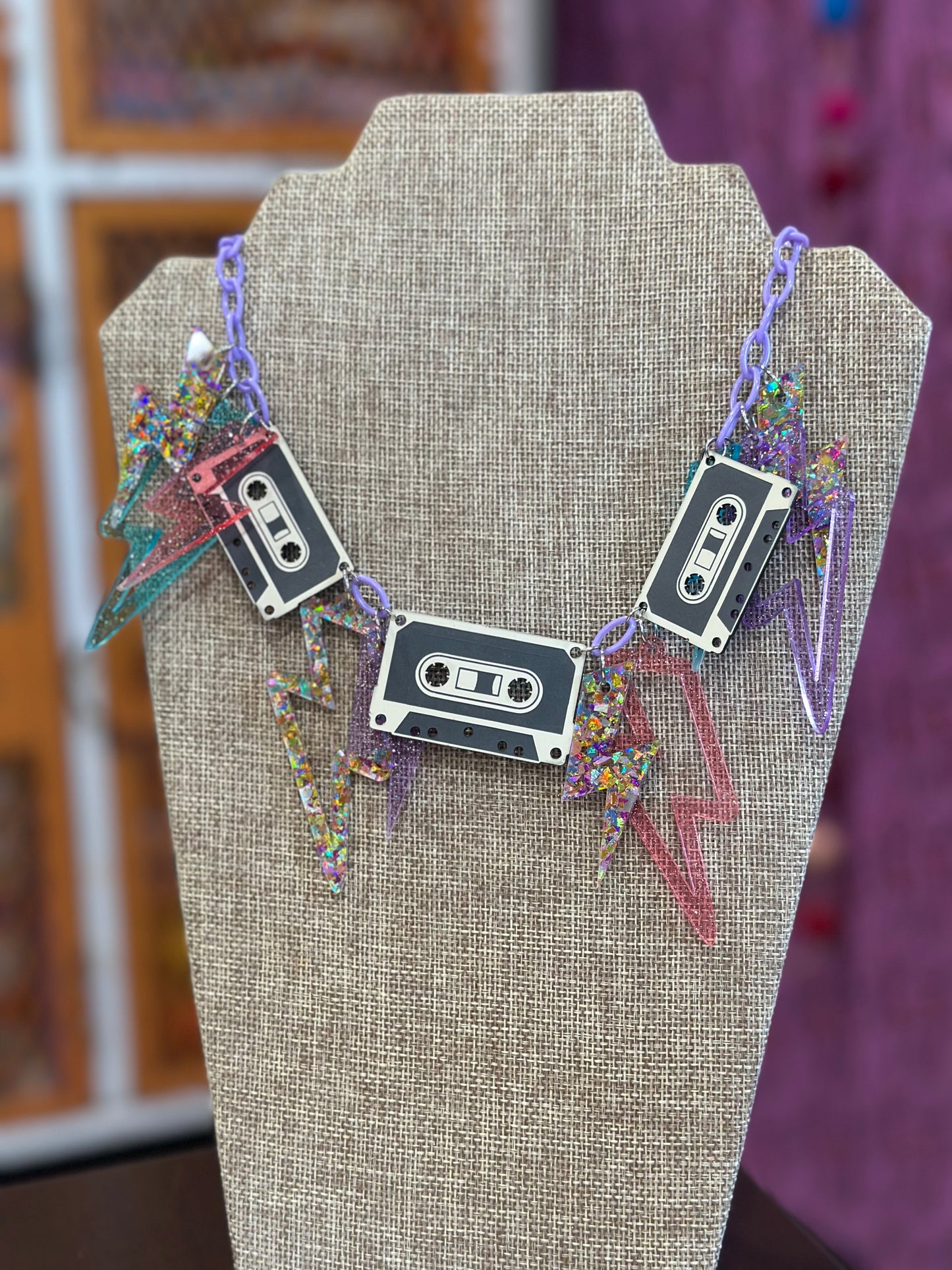 Cassette Tape Necklace