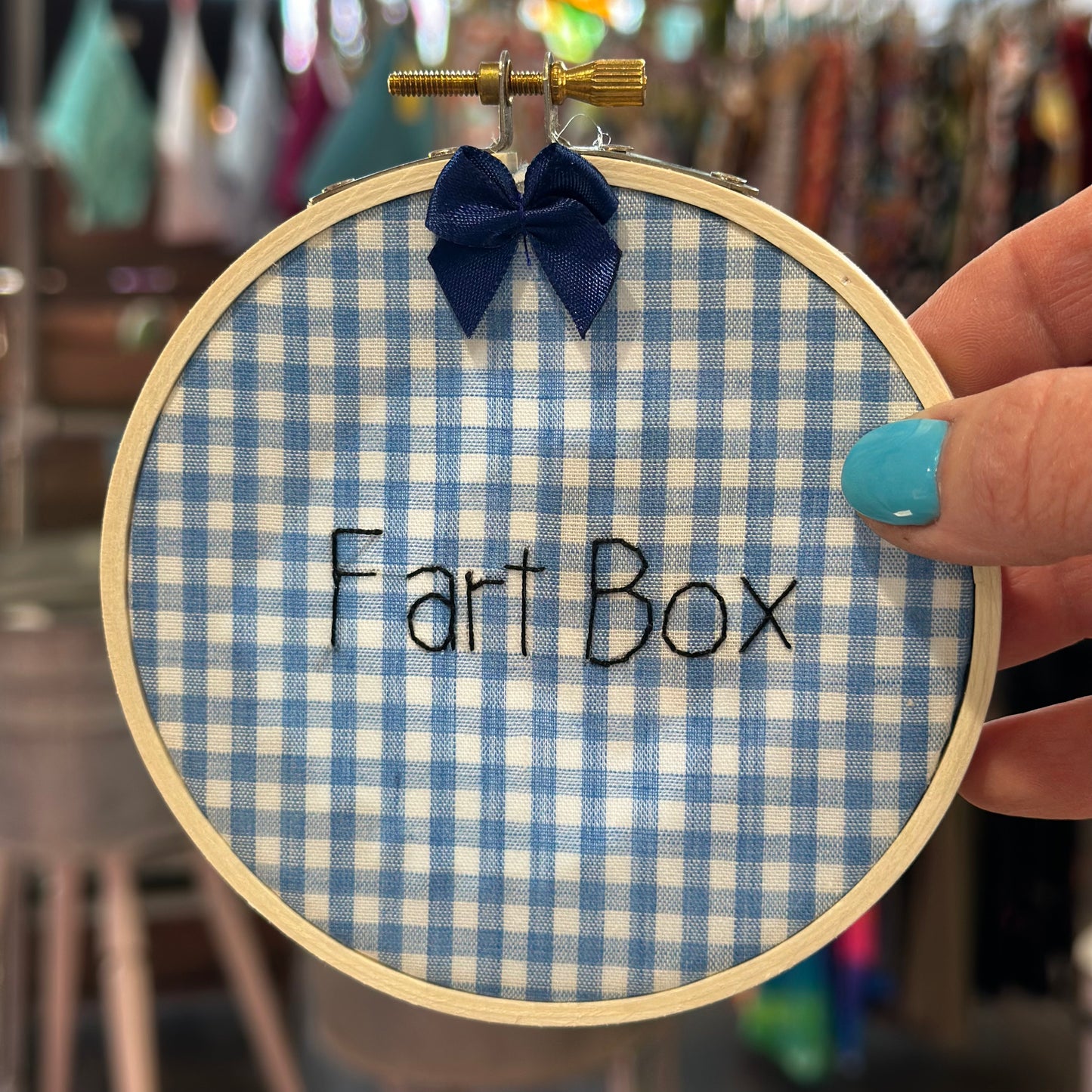 Fart Box Embroidery