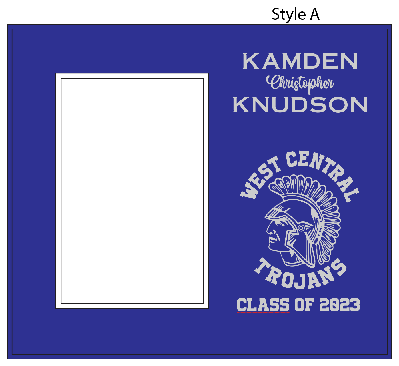WC Class of 2023 Frame