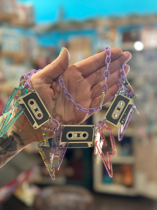 Cassette Tape Necklace