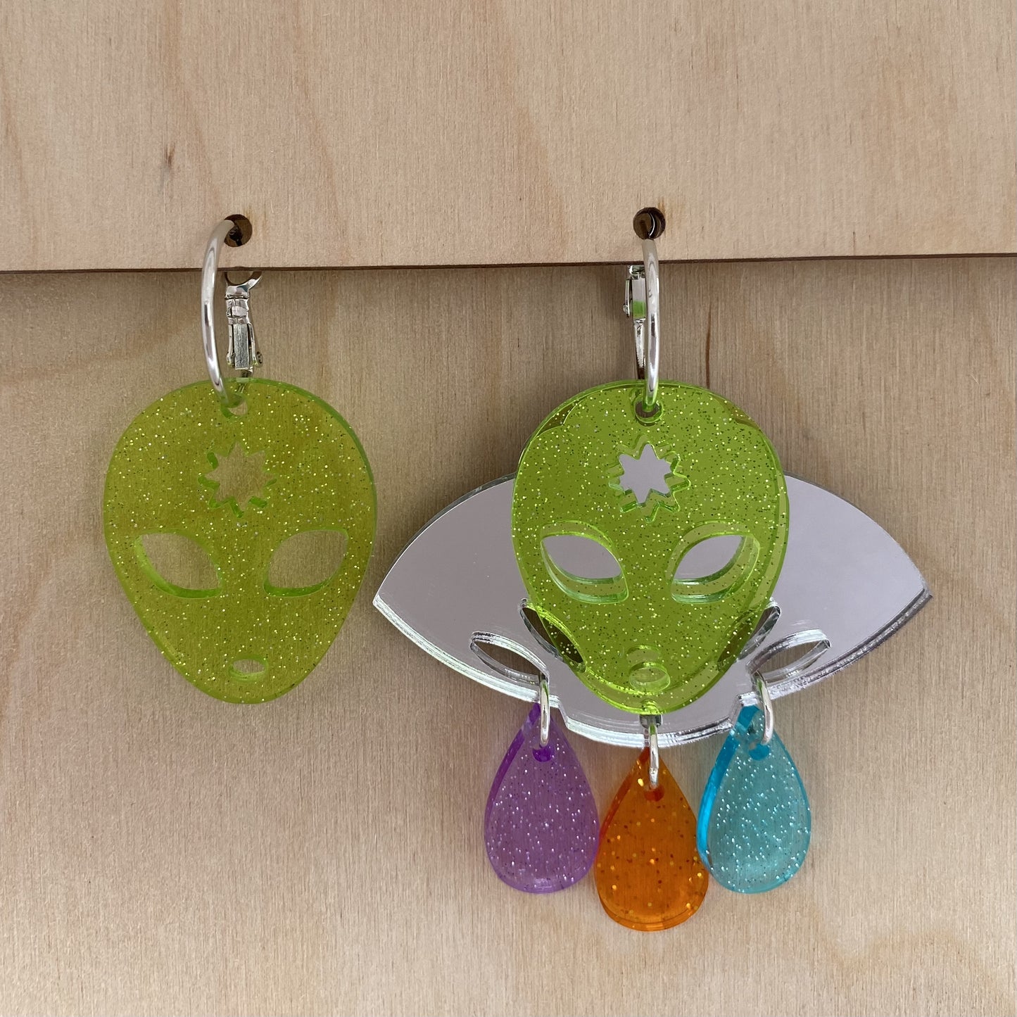 Alien Earrings