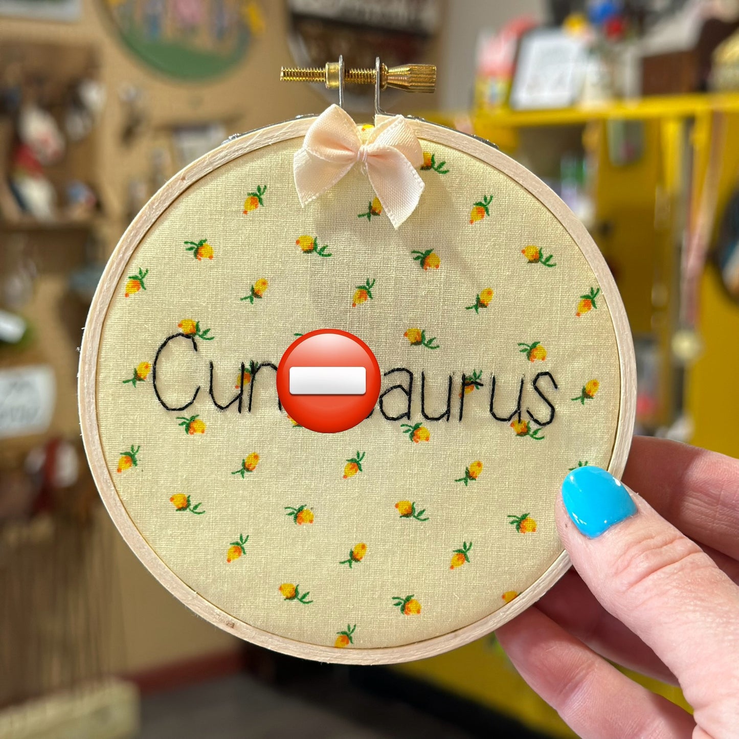 C*ntasaurus Embroidery