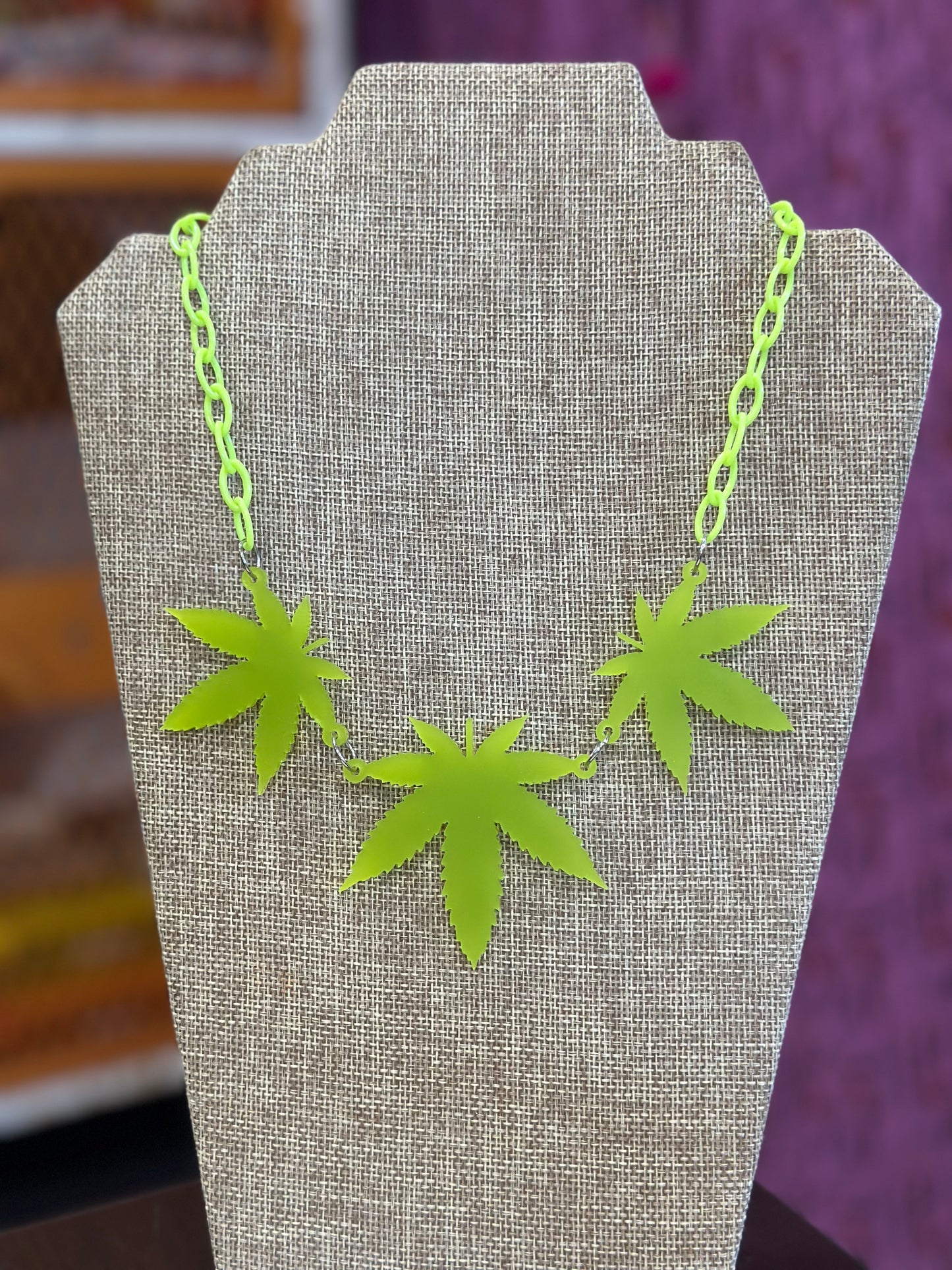 Weed Leaf Necklace
