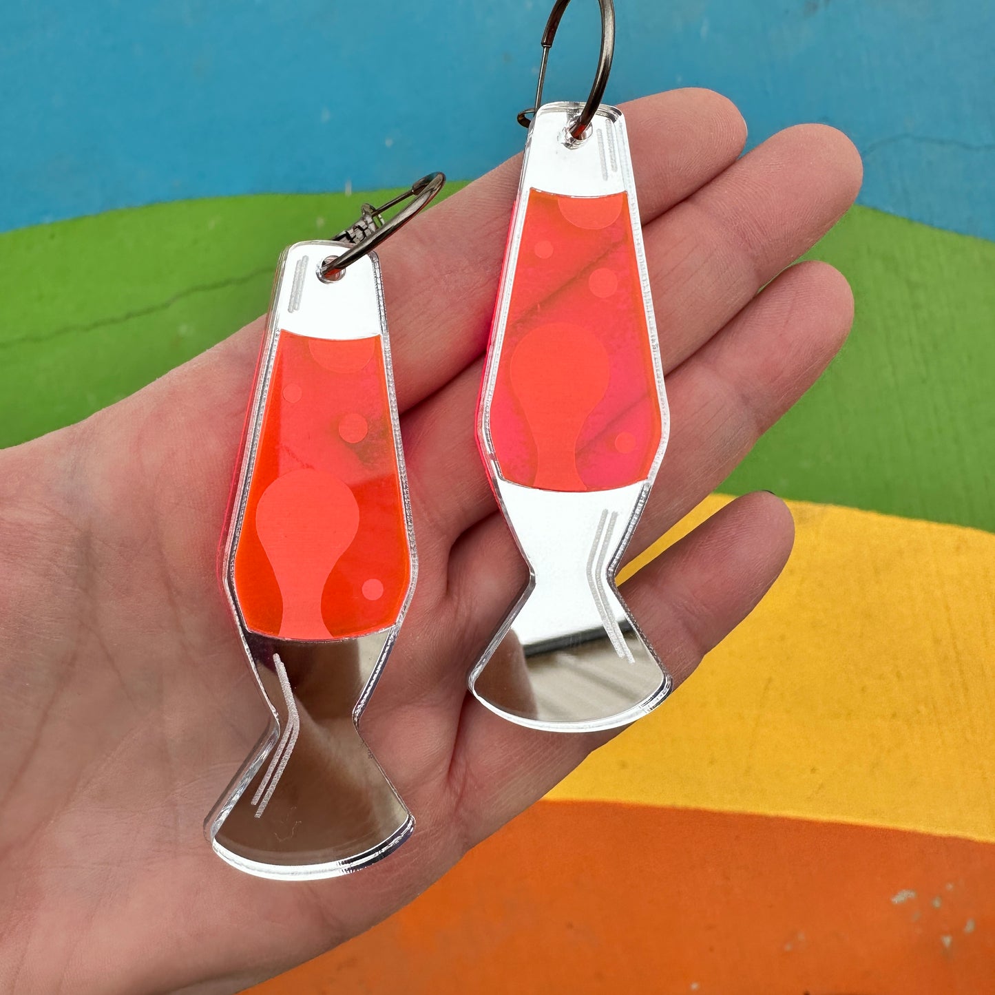 Lava Lamp Earrings