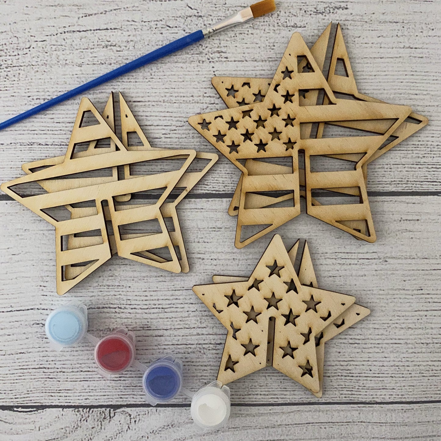 3-D Stars & Stripes Paint Kit