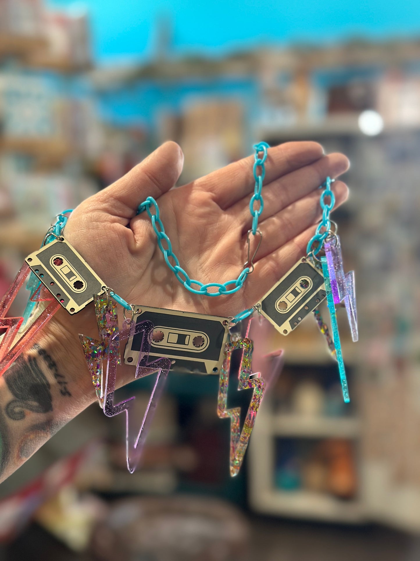 Cassette Tape Necklace