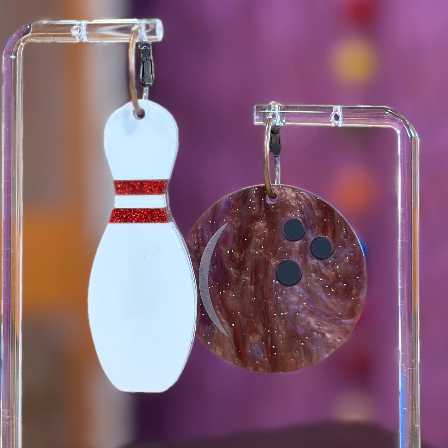 Bowling Earrings