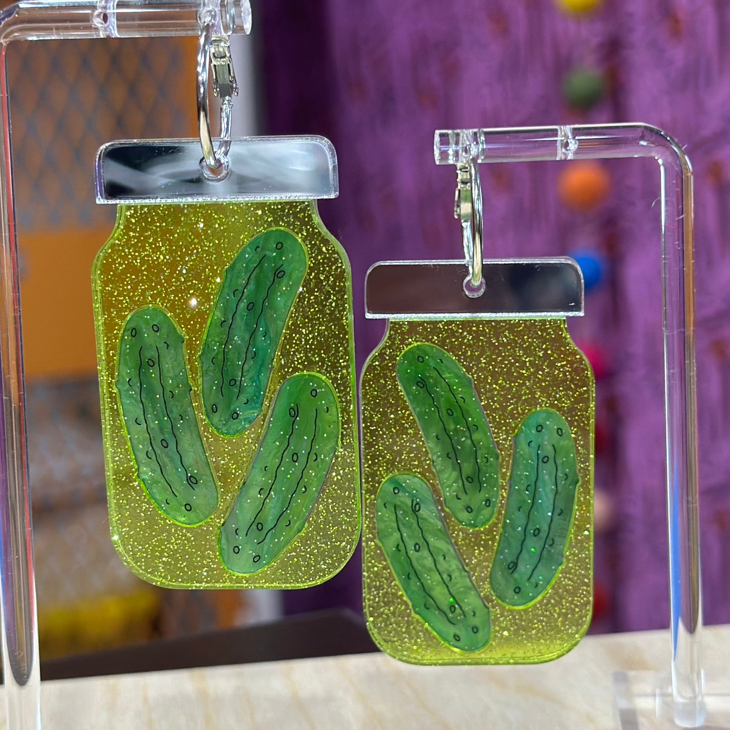 Pickle Earrings