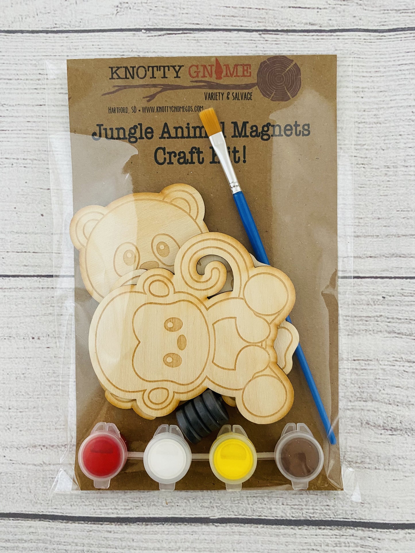 Jungle Animal Magnet Paint Kit
