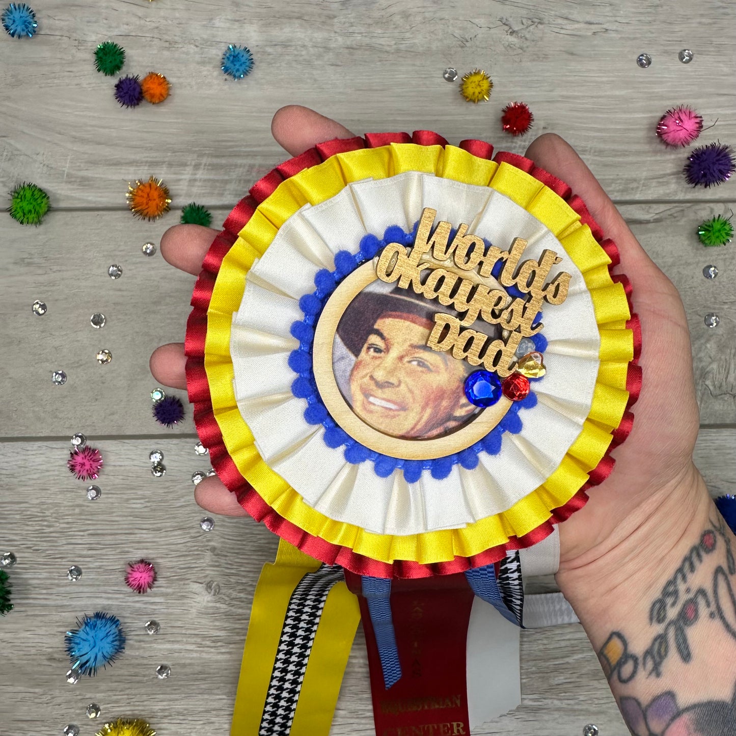 Okayest Dad Ribbon (Multi)