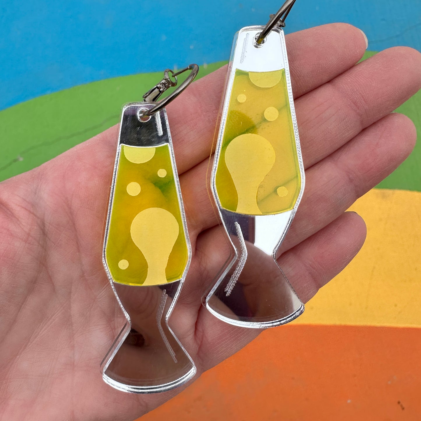 Lava Lamp Earrings
