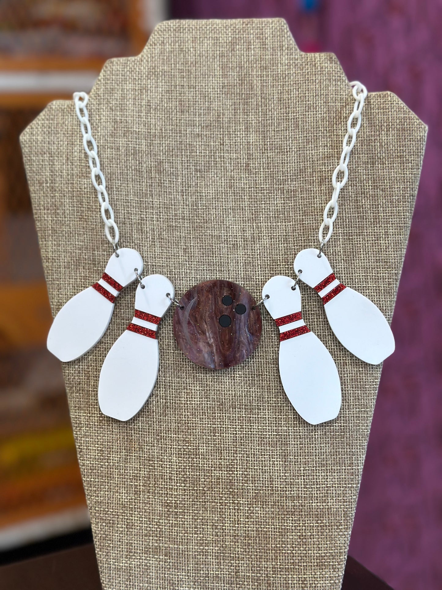 Bowling Necklace