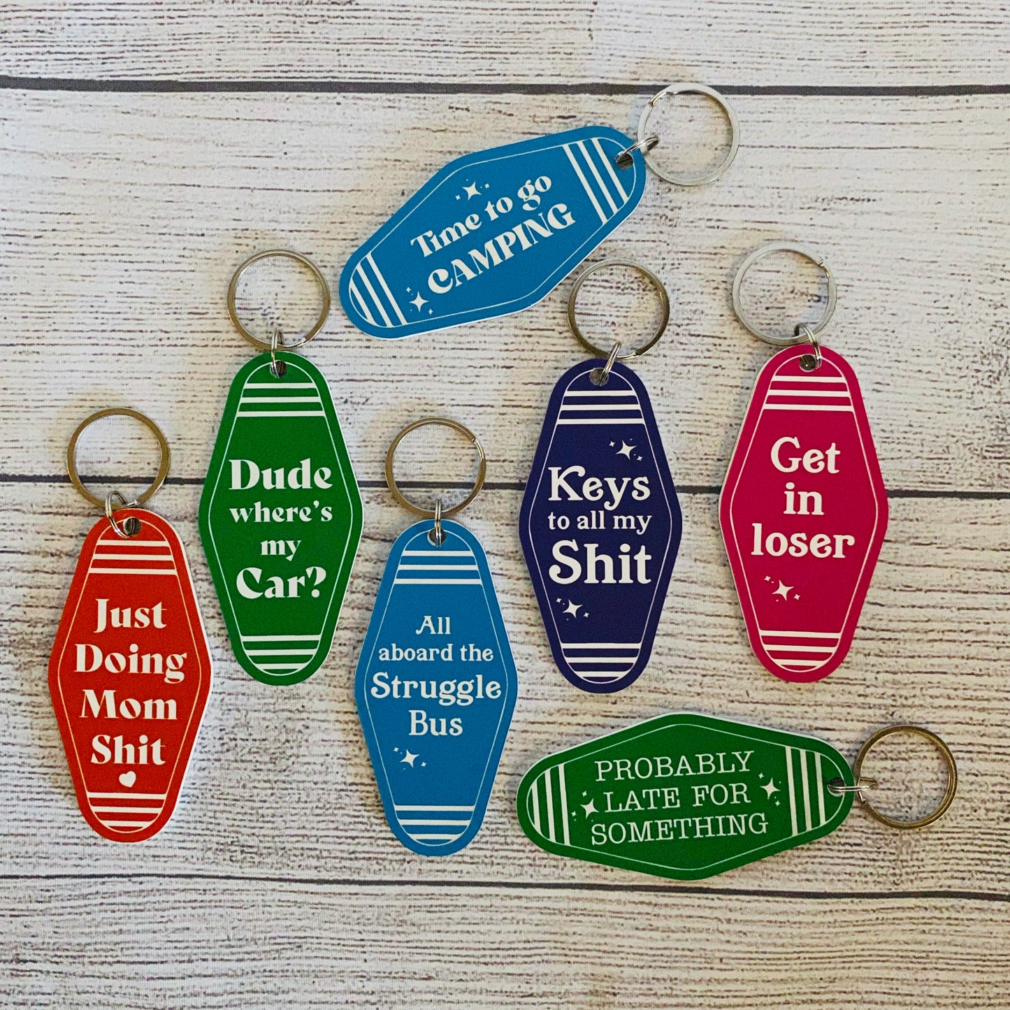 Sassy Retro Style Keychain