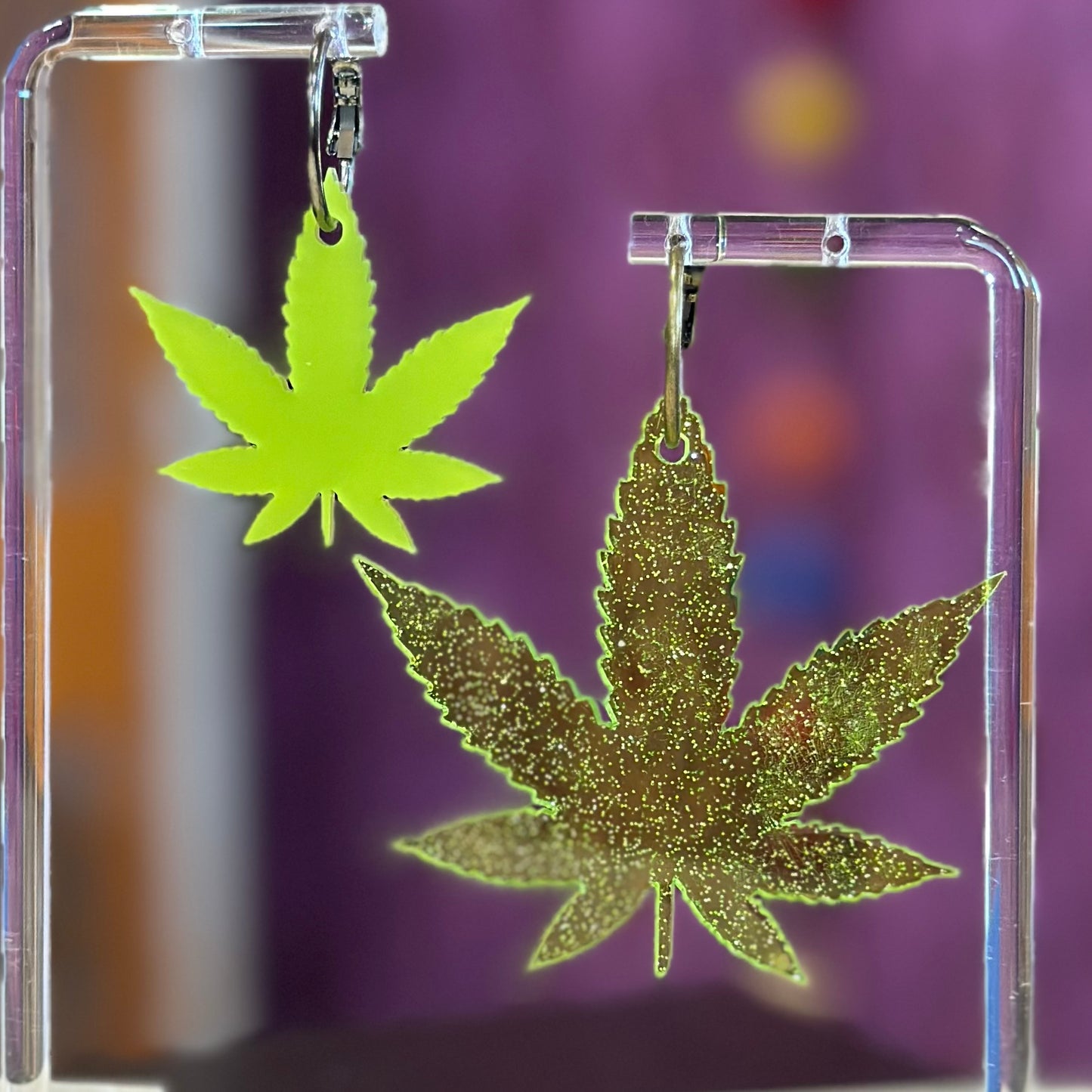 Weed Earrings