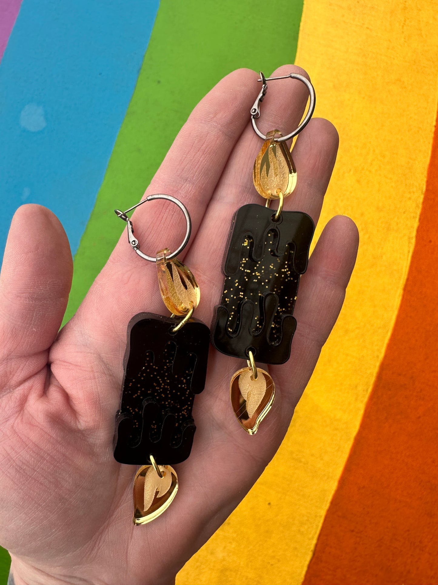 Candle at Both Ends Earrings