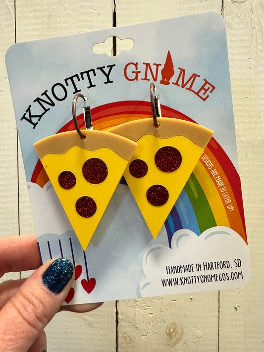 Pizza Earrings