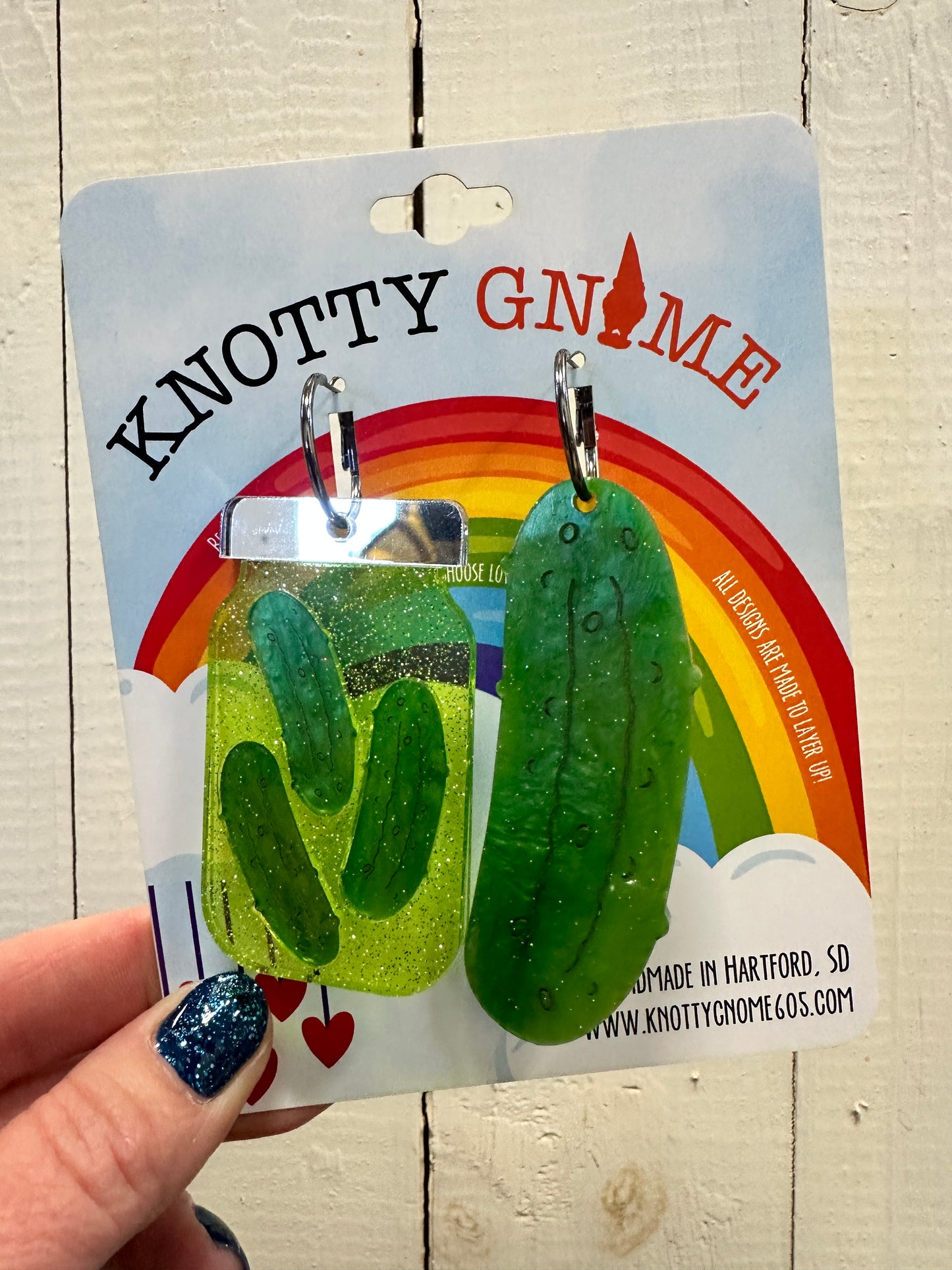 Pickle Earrings