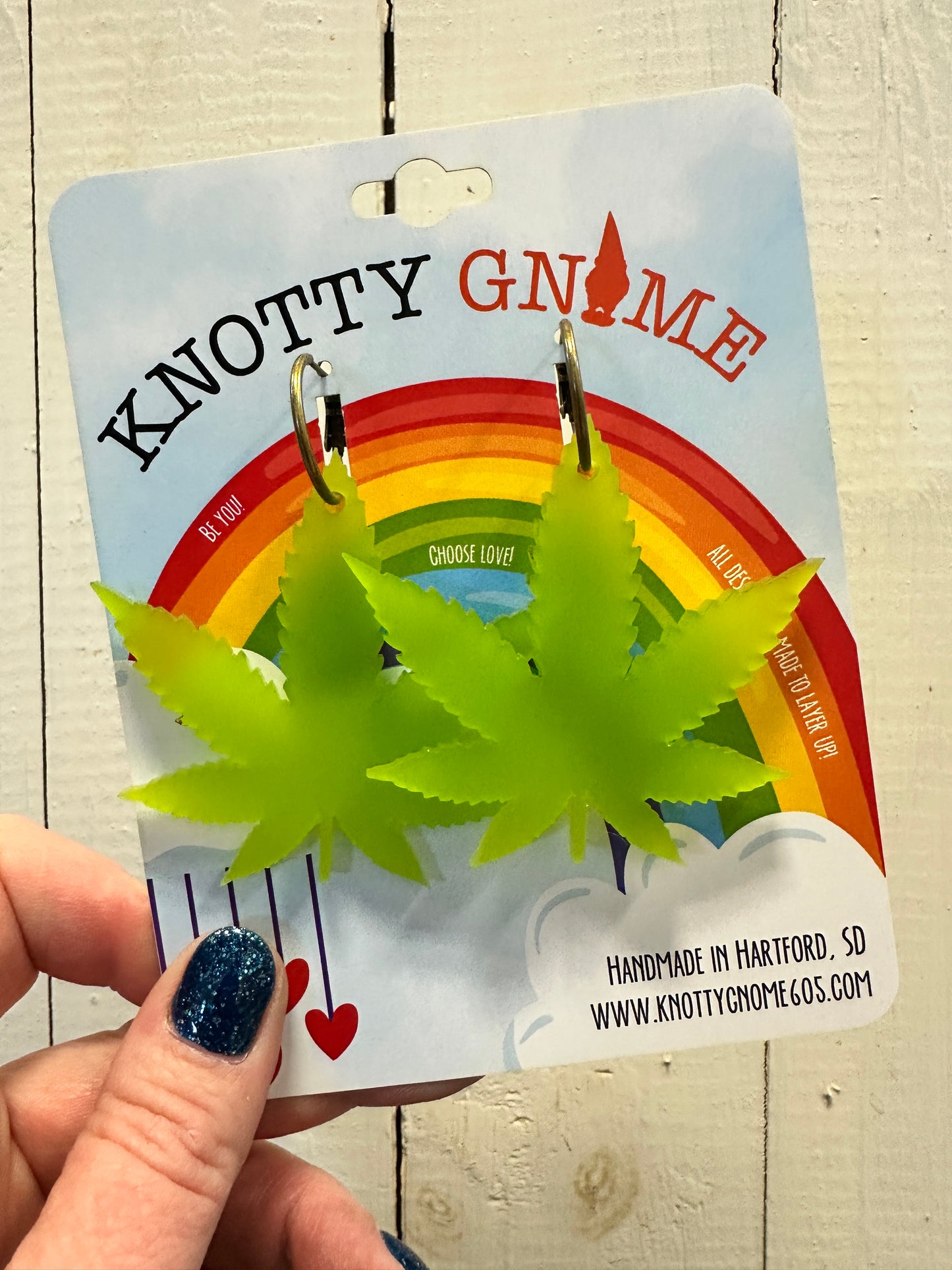 Weed Earrings