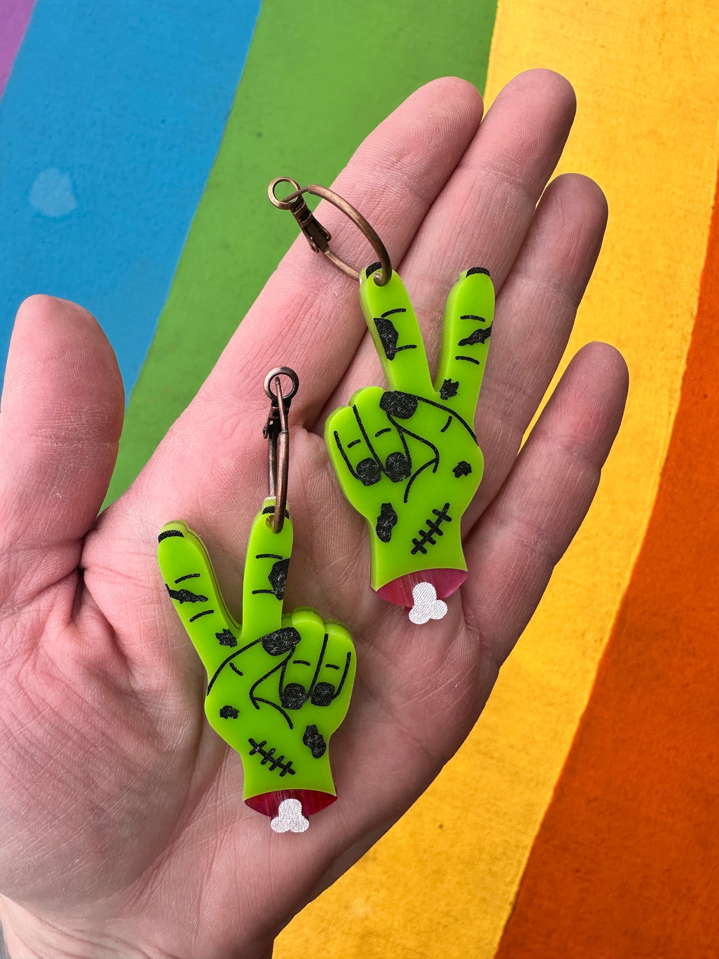 Monster Hands Earrings